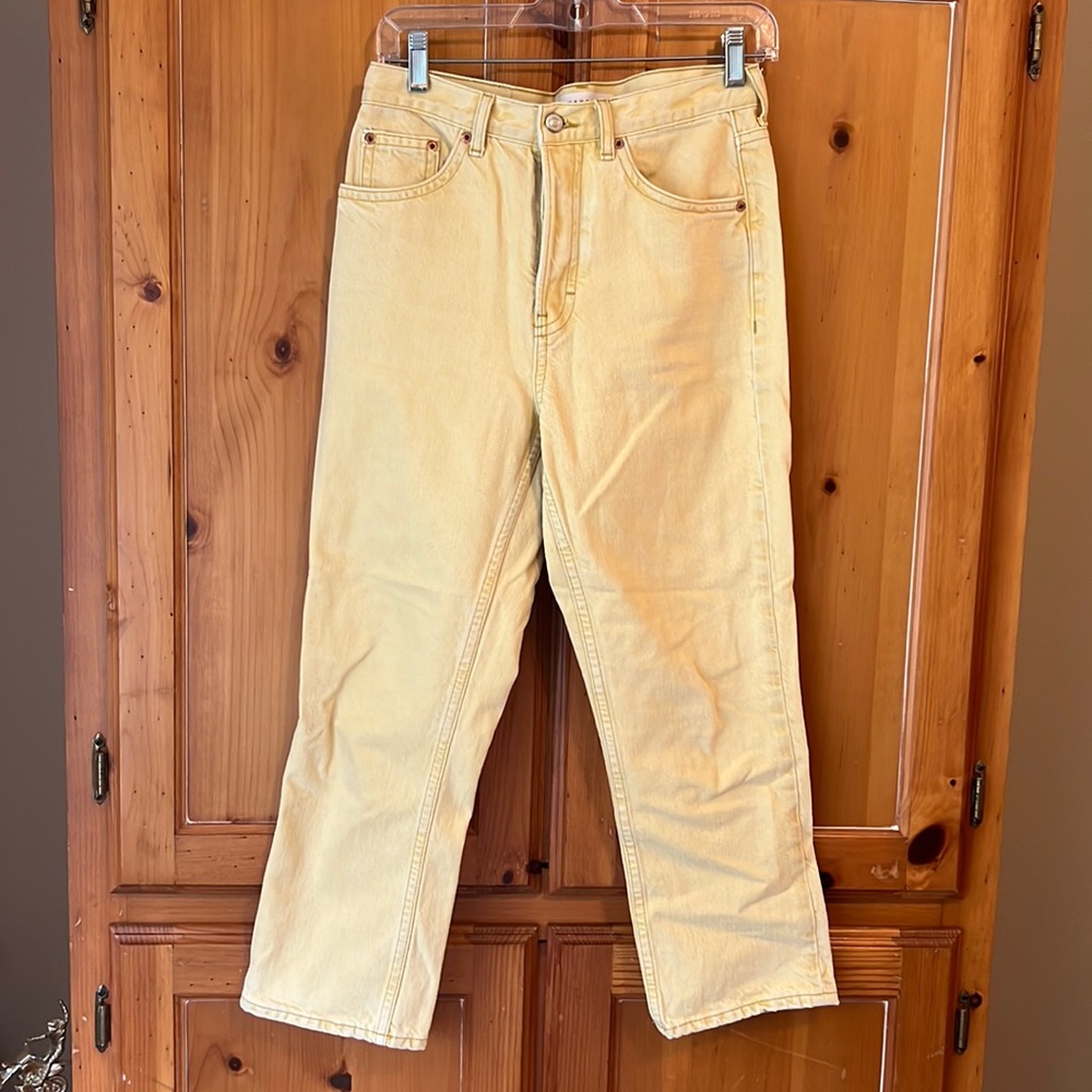 Topshop - Pale Yellow Jeans